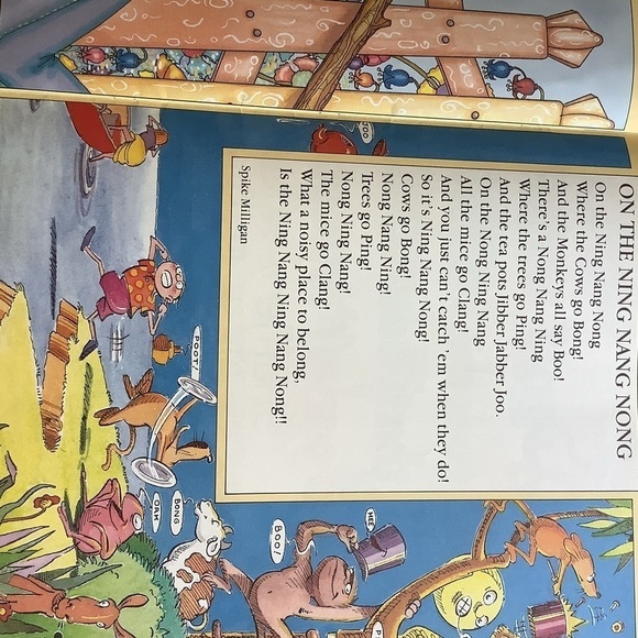 Large Shuffle Rhyme Chime Children’s Book Chant Great Graphics - Picture 10 of 11